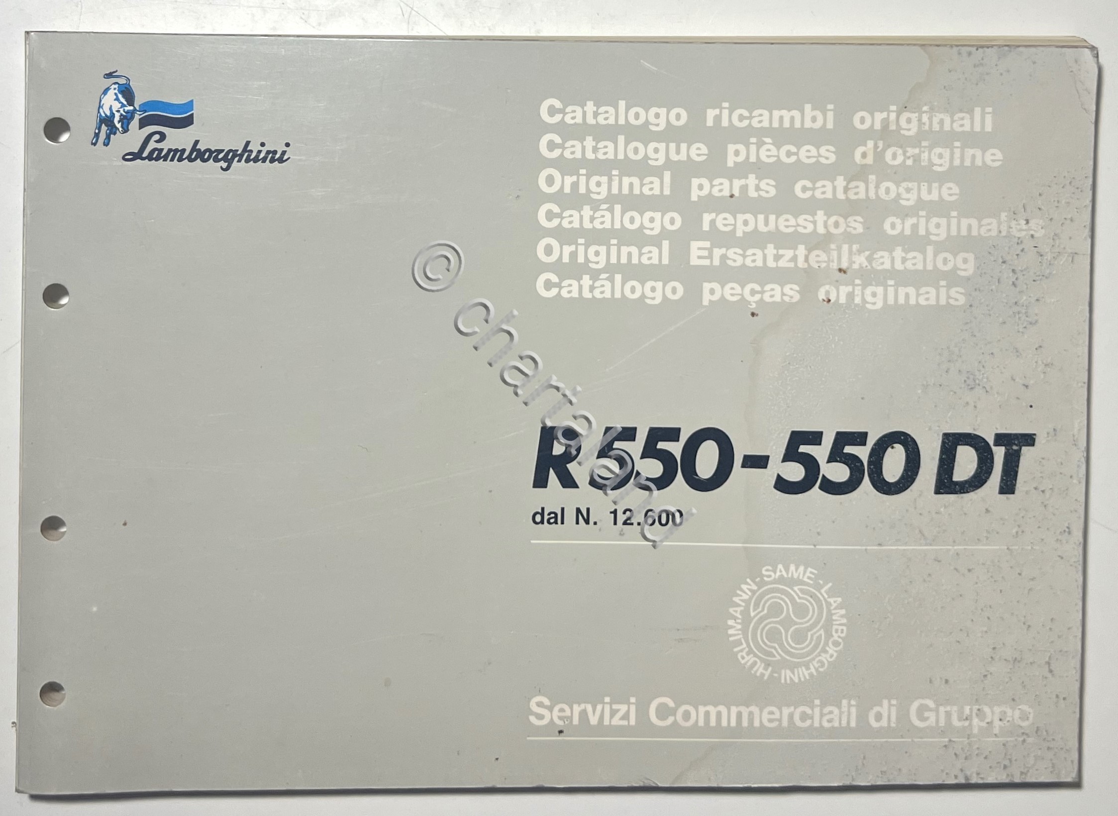 Catalogo Ricambi Originali Lamborghini Trattori - R 550-550 DT dal …