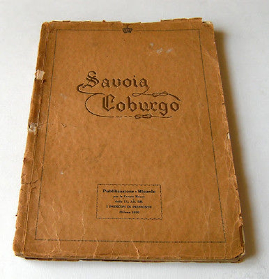 Cav. R. A. Suares - Savoia Coburgo - Ricordo Nozze …