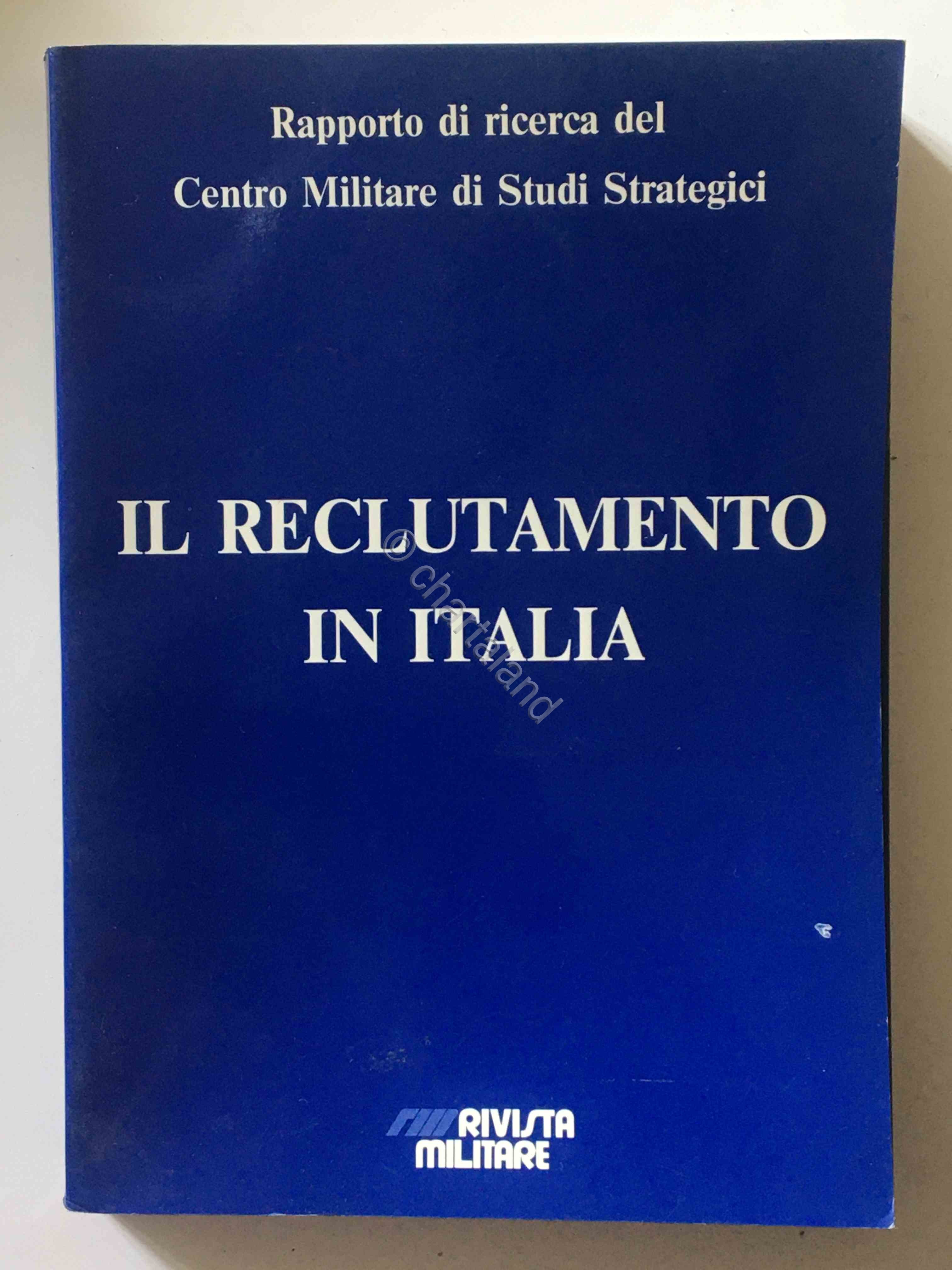 CEMISS - Il reclutamento in Italia - 1989
