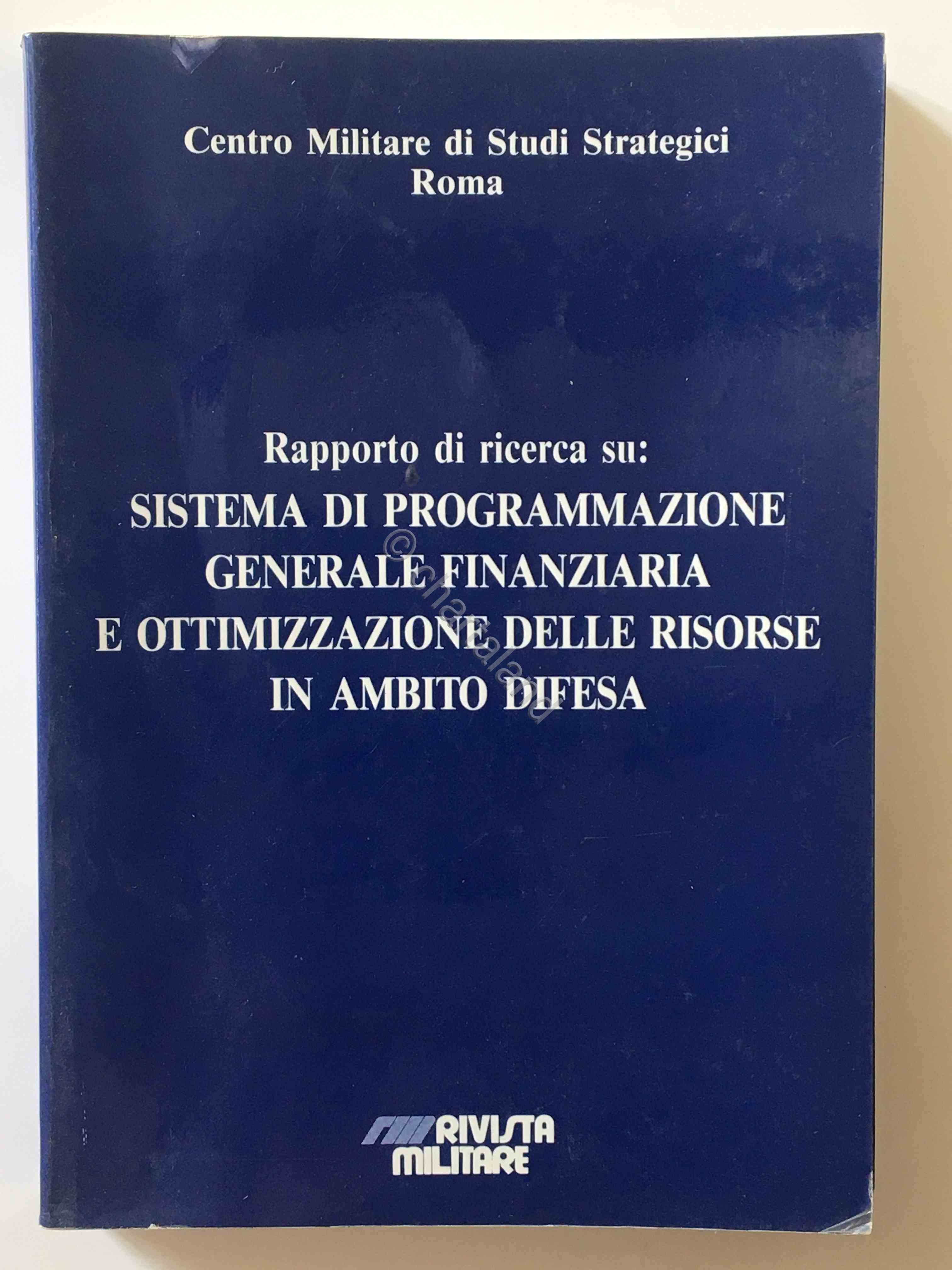 CEMISS - Sistema di programmazione generale finanziaria - n. 13 …
