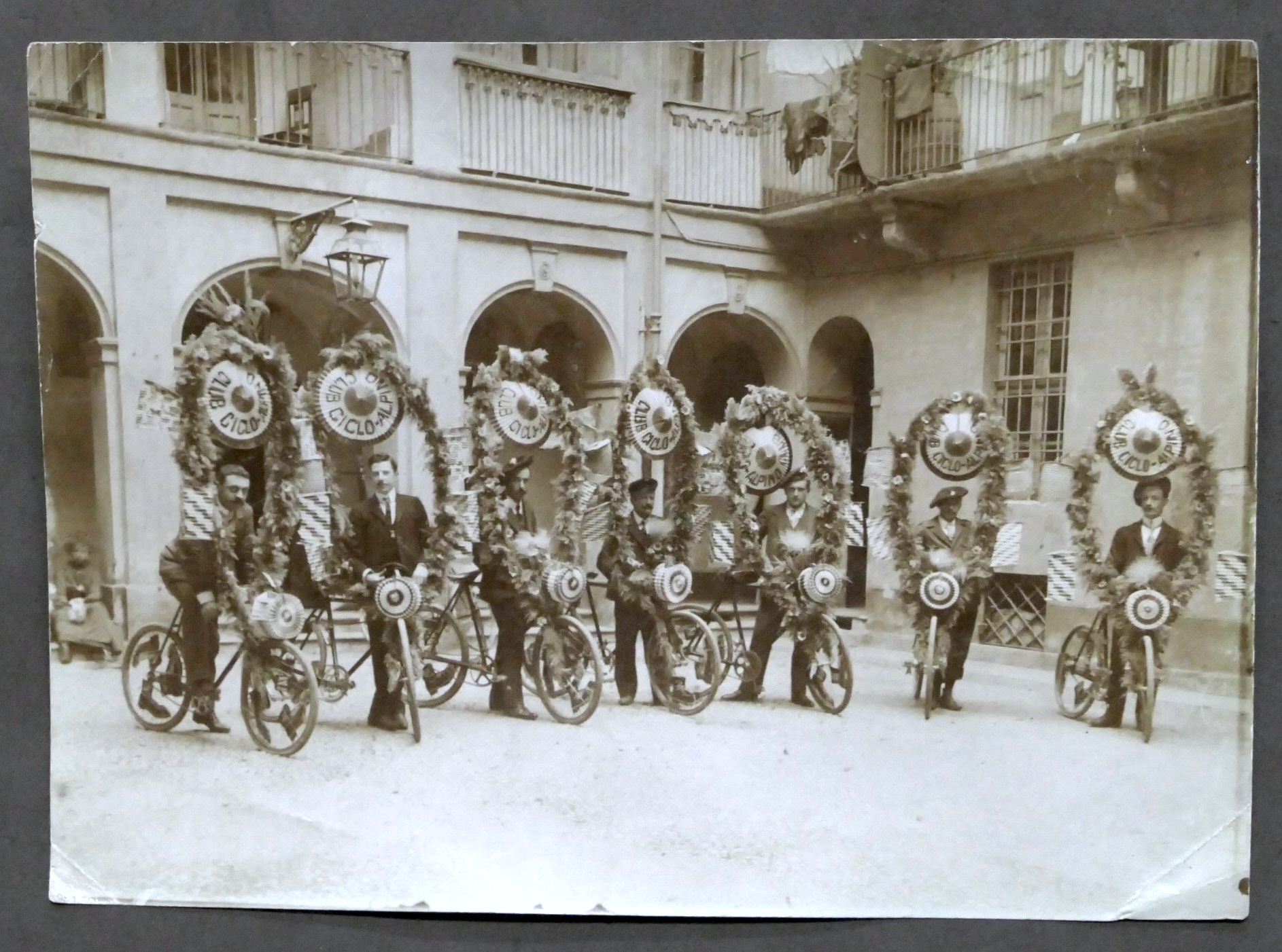 Ciclismo - Fotografia Club Ciclo Alpino - Torino - 1900 …