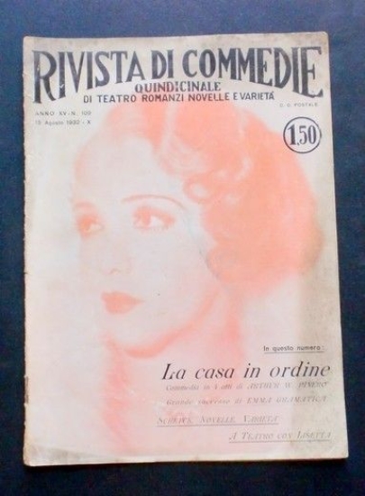 Cinema Teatro - Rivista di Commedie - Emma Gramatica - …