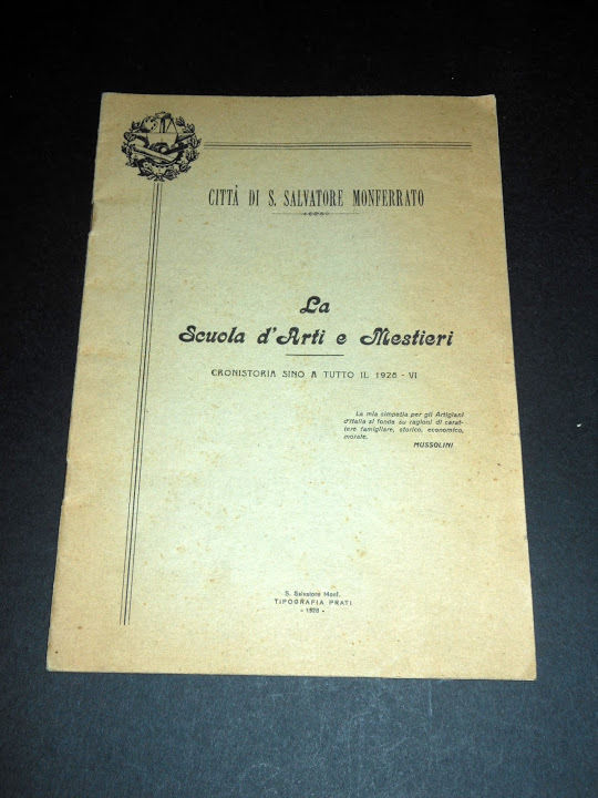 Città di S. Salvatore Monferrato - La Scuola d'Arti e …