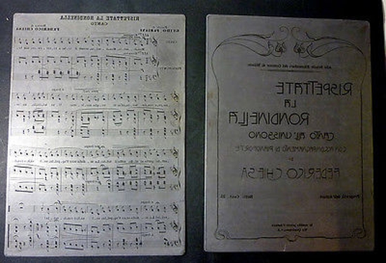 Cliché Clichés Spartito Rispettate Rondinella F. Chiesa