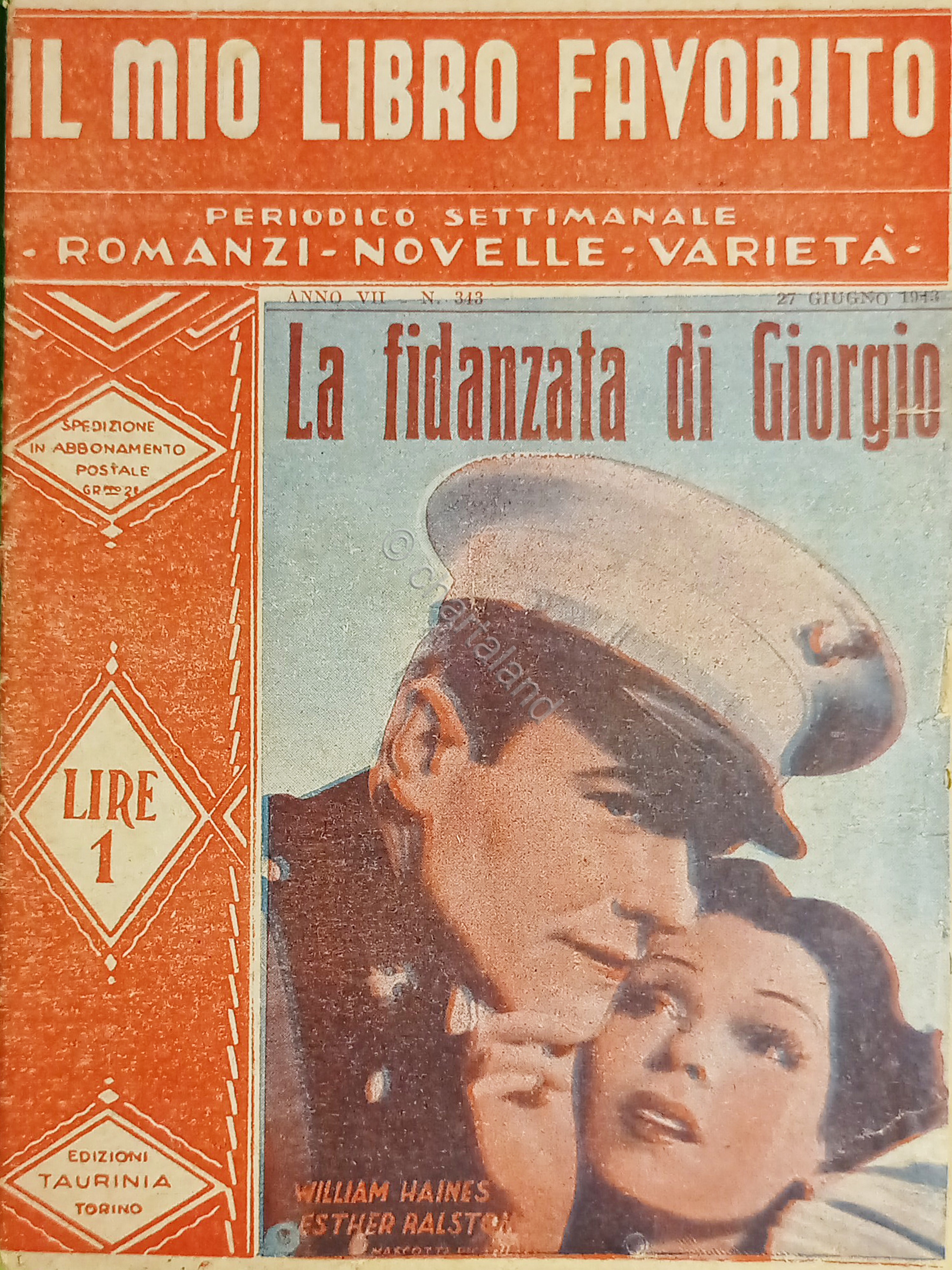 Collana - Romanzo N. 343 di Dora - La Fidanzata …