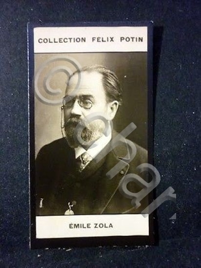 Collection Felix Potin Emile Zola Letterato Francia