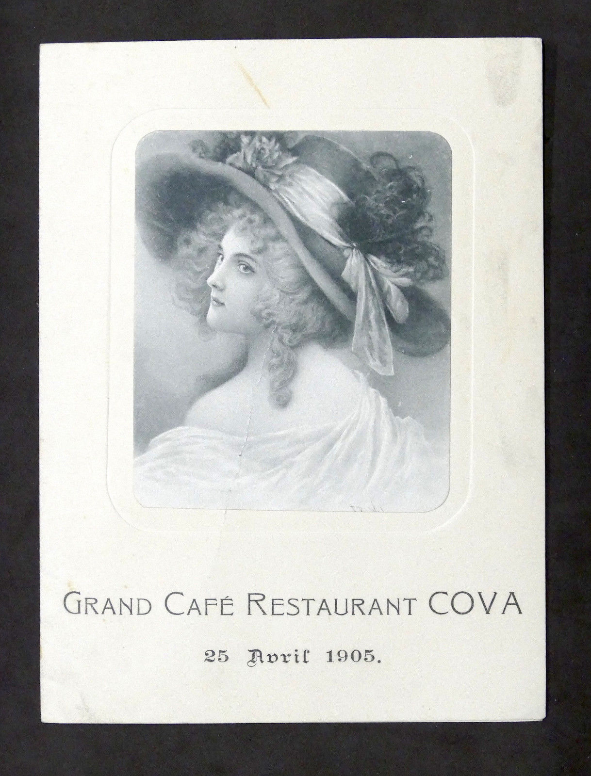 Collezionismo - Menu - Grand Cafè Restaurant Cova - 25 …