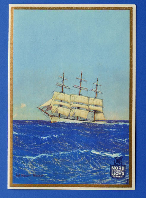 Collezionismo Menu Cena Nave Nord LLoyd - 7 marzo 1933