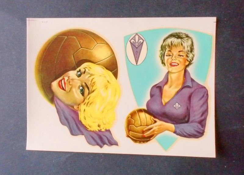 Collezionismo sportivo - Decalcomania - Fiorentina - Anni '60