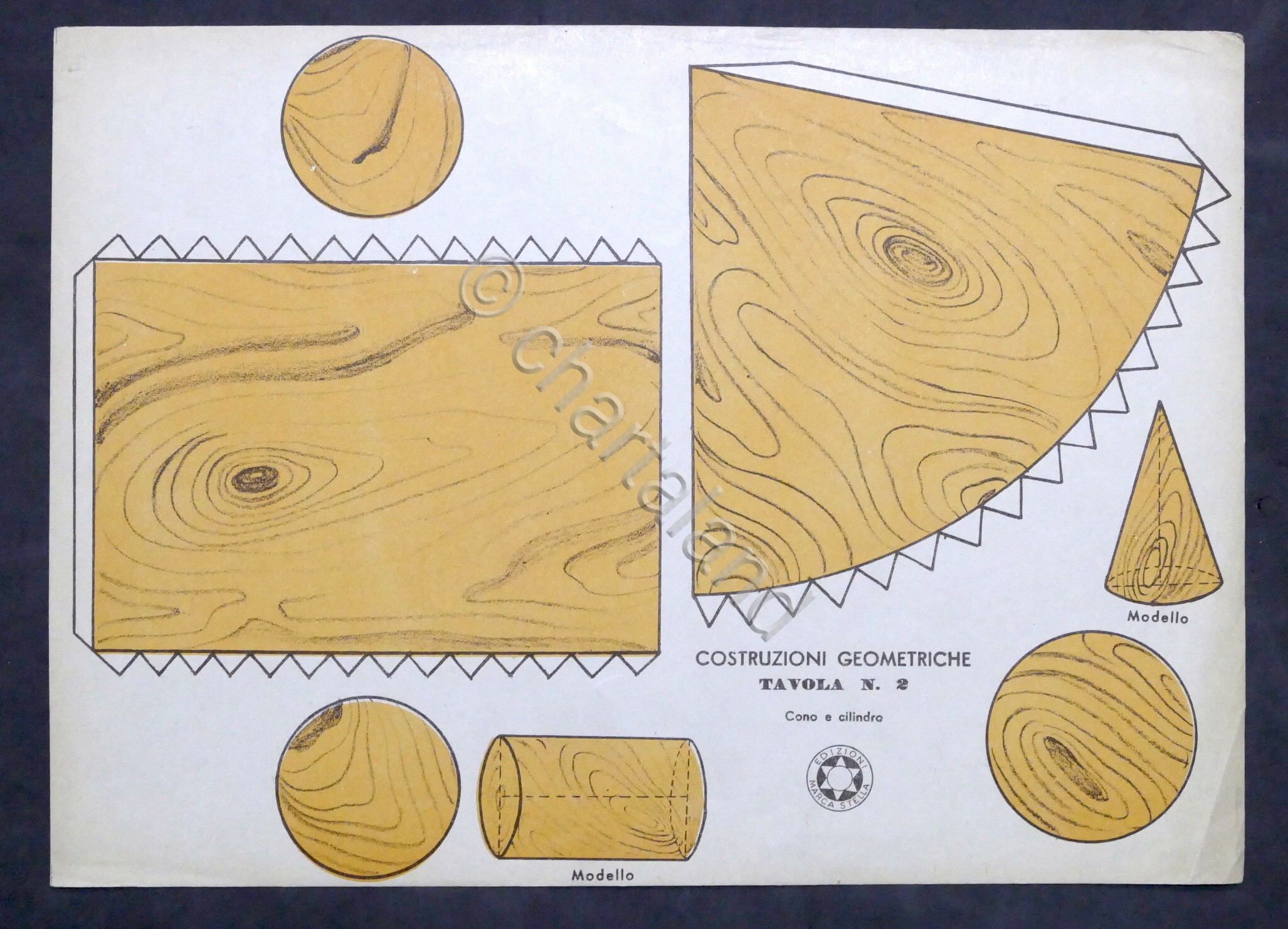 Costruzioni carta da ritagliare - Marca Stella - Cono e …