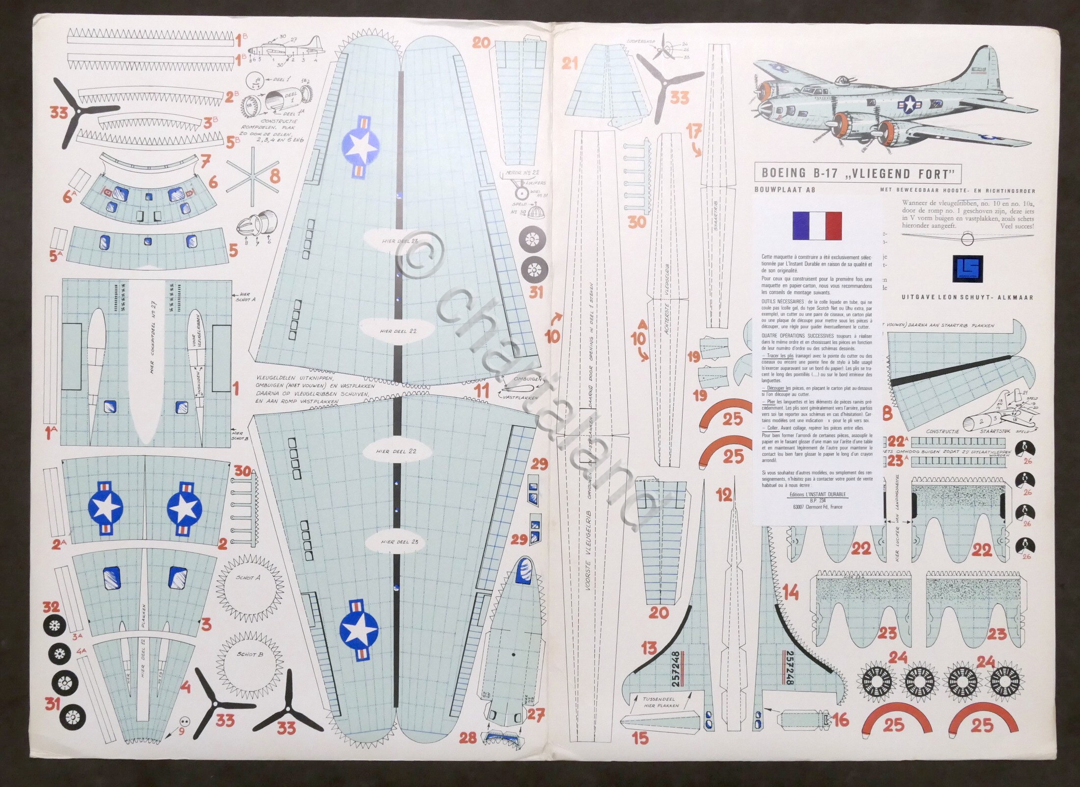 Costruzioni carta da ritagliare - Modellismo Aereo - Boeing B-17 …