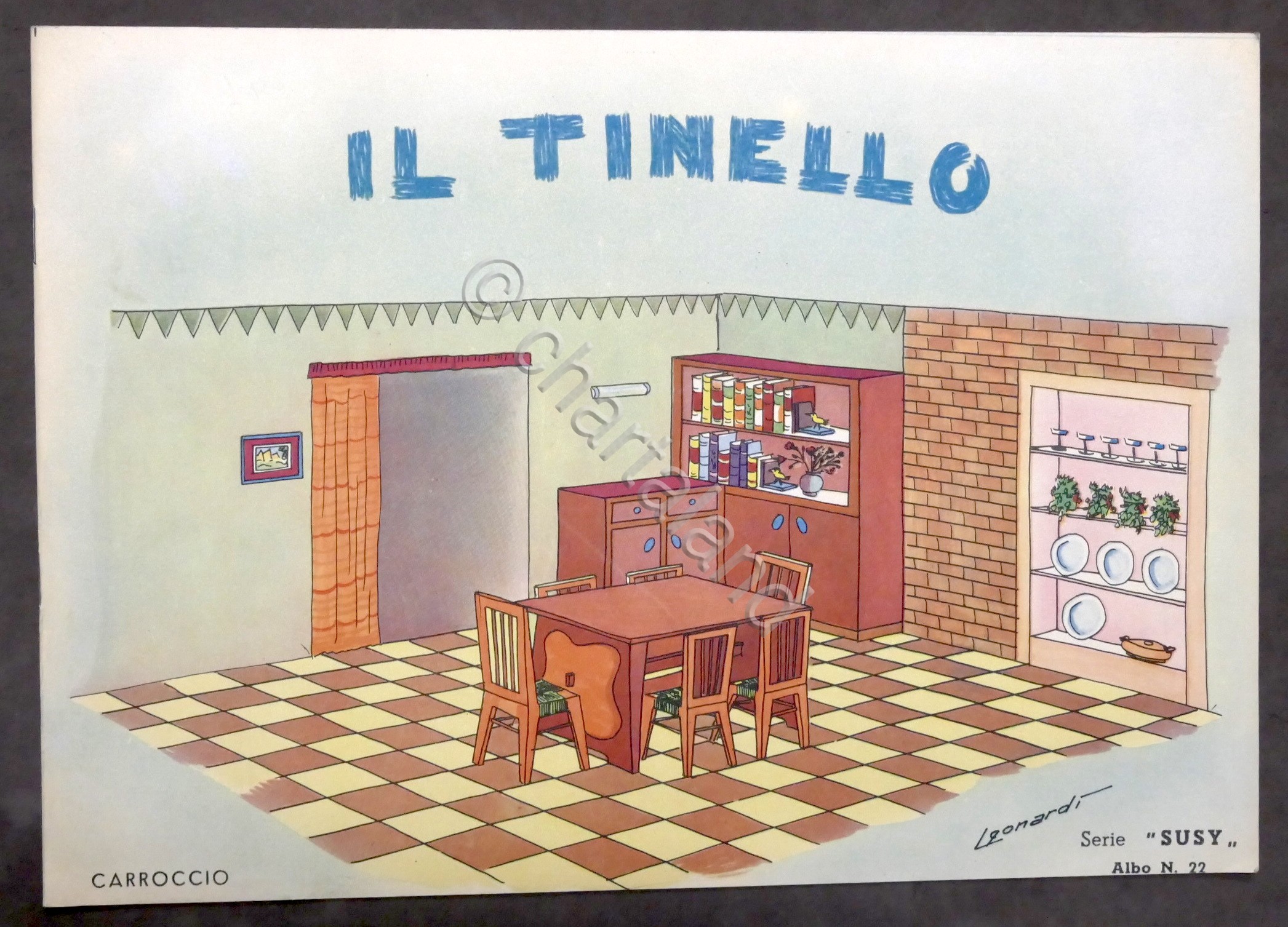 Costruzioni carta da ritagliare Albo N. 22 - Il Tinello …