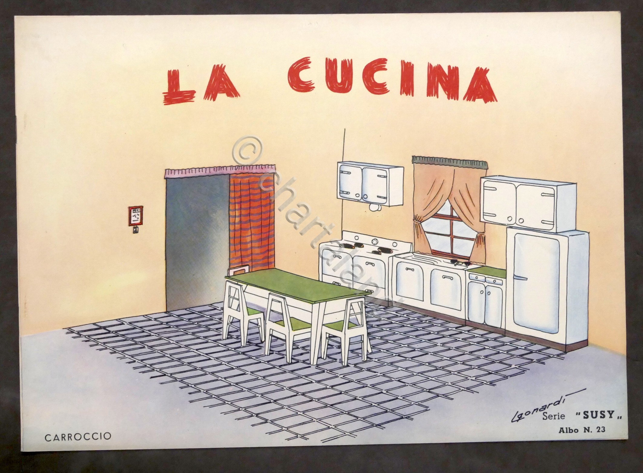 Costruzioni carta da ritagliare Albo N. 23 - La Cucina …