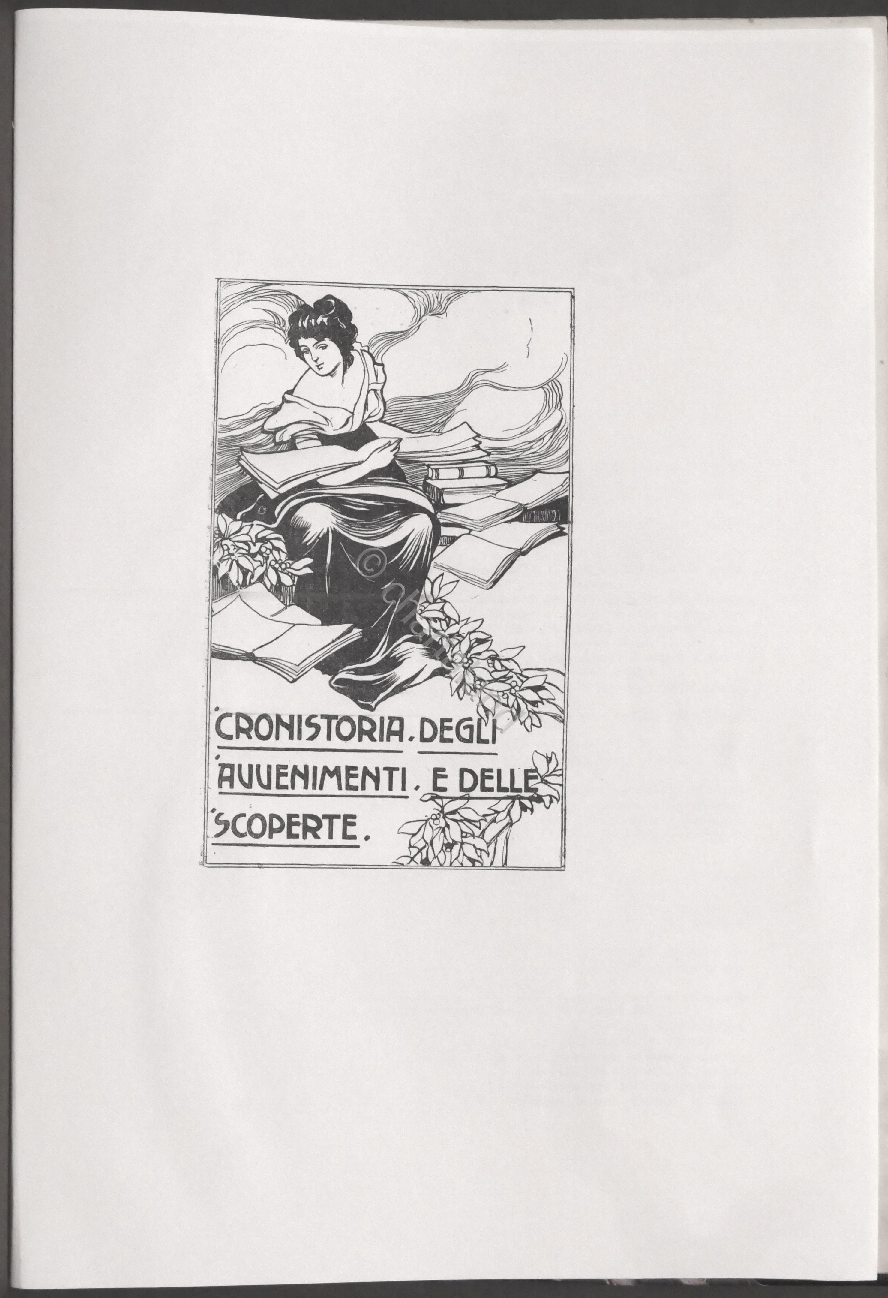 Cronistoria degli avvenimenti e delle scoperte - 1910 ca. Vallardi