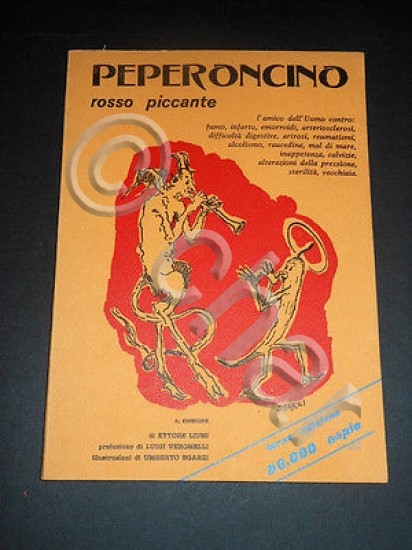 Cucina - Liuni- Peperoncino Rosso Piccante - ed. 1970 ca. …