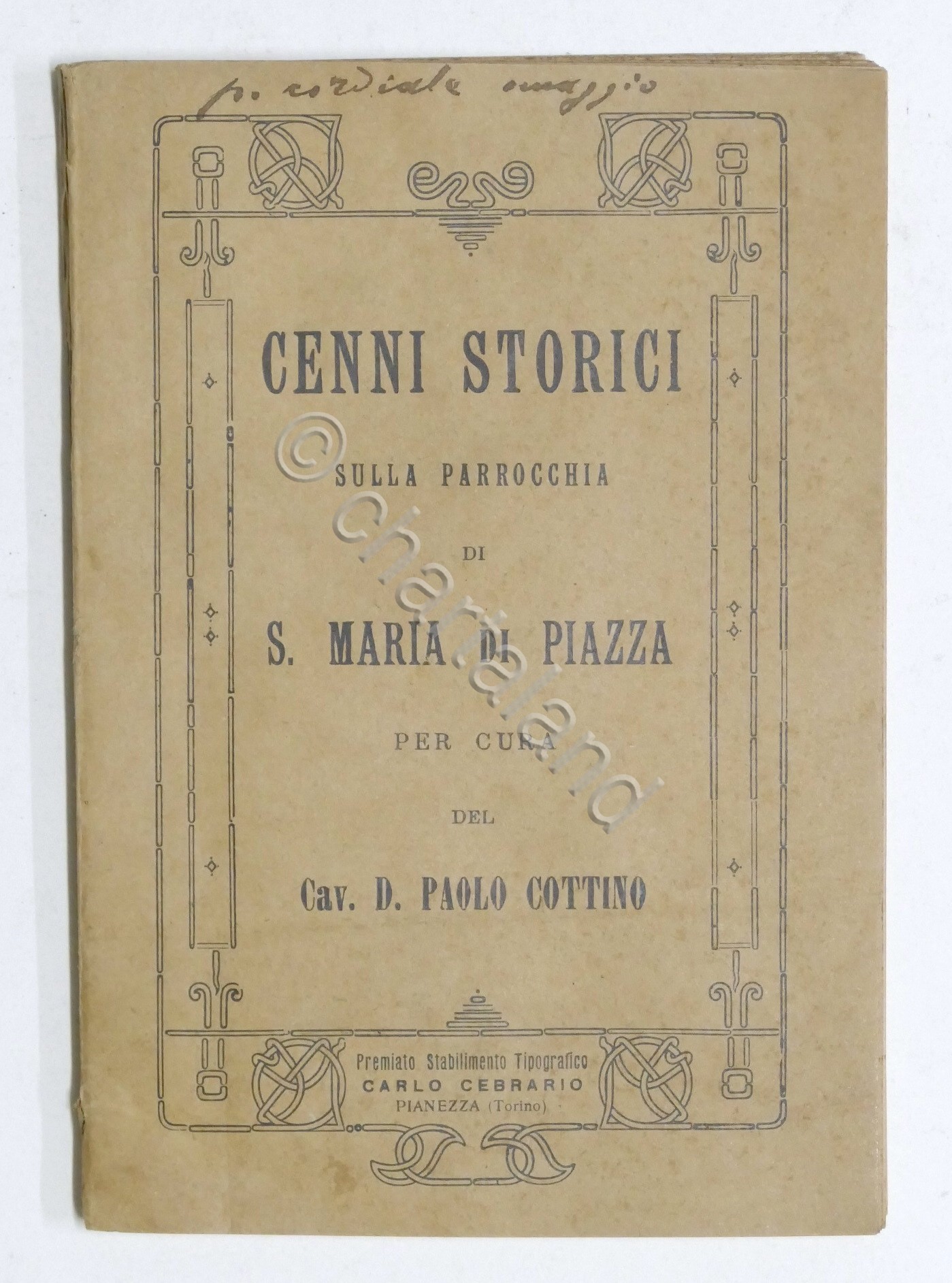 D. P. Cottino - Cenni Storici Parrocchia S. Maria di …