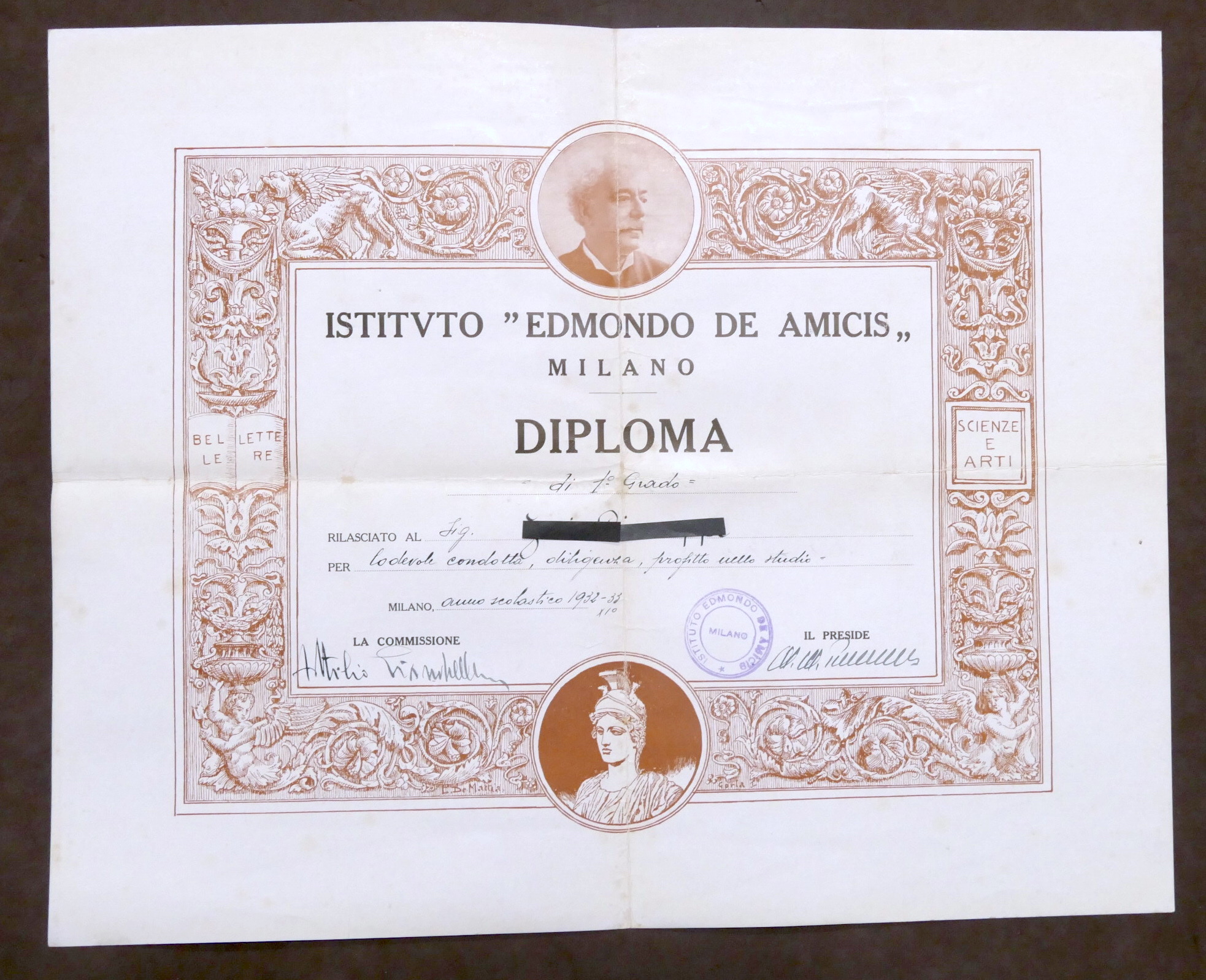 Diploma di I° Grado - Istituto Edmondo De Amicis - …