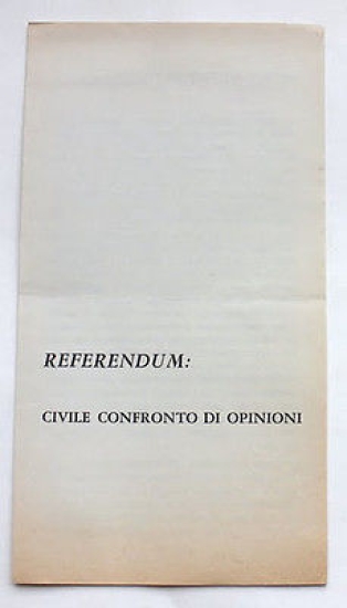 Documenti - Referendum sul divorzio - Istruzioni Raccolta Firme - …
