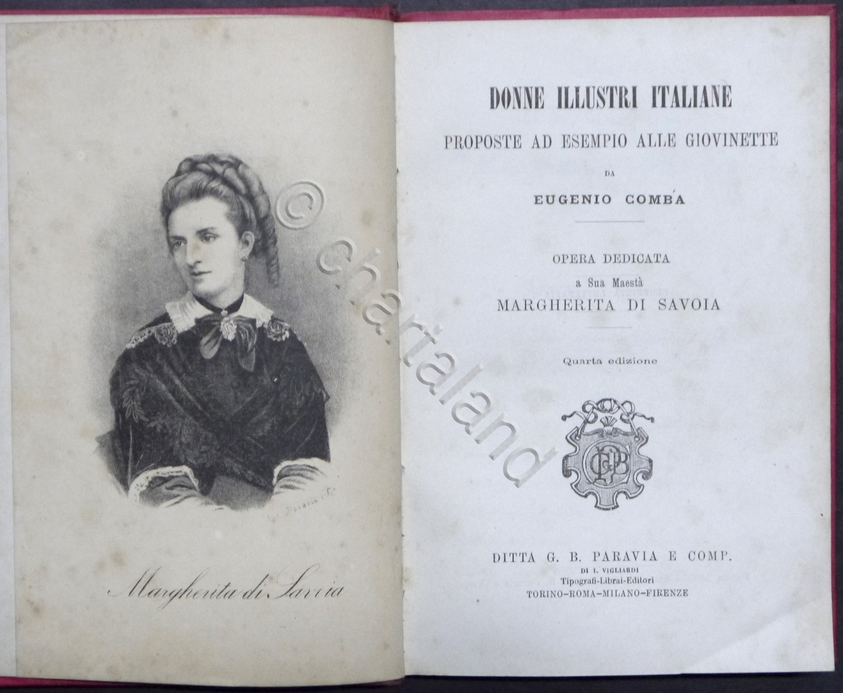 Donne illustri italiane proposte ad esempio alle giovinette da E. …