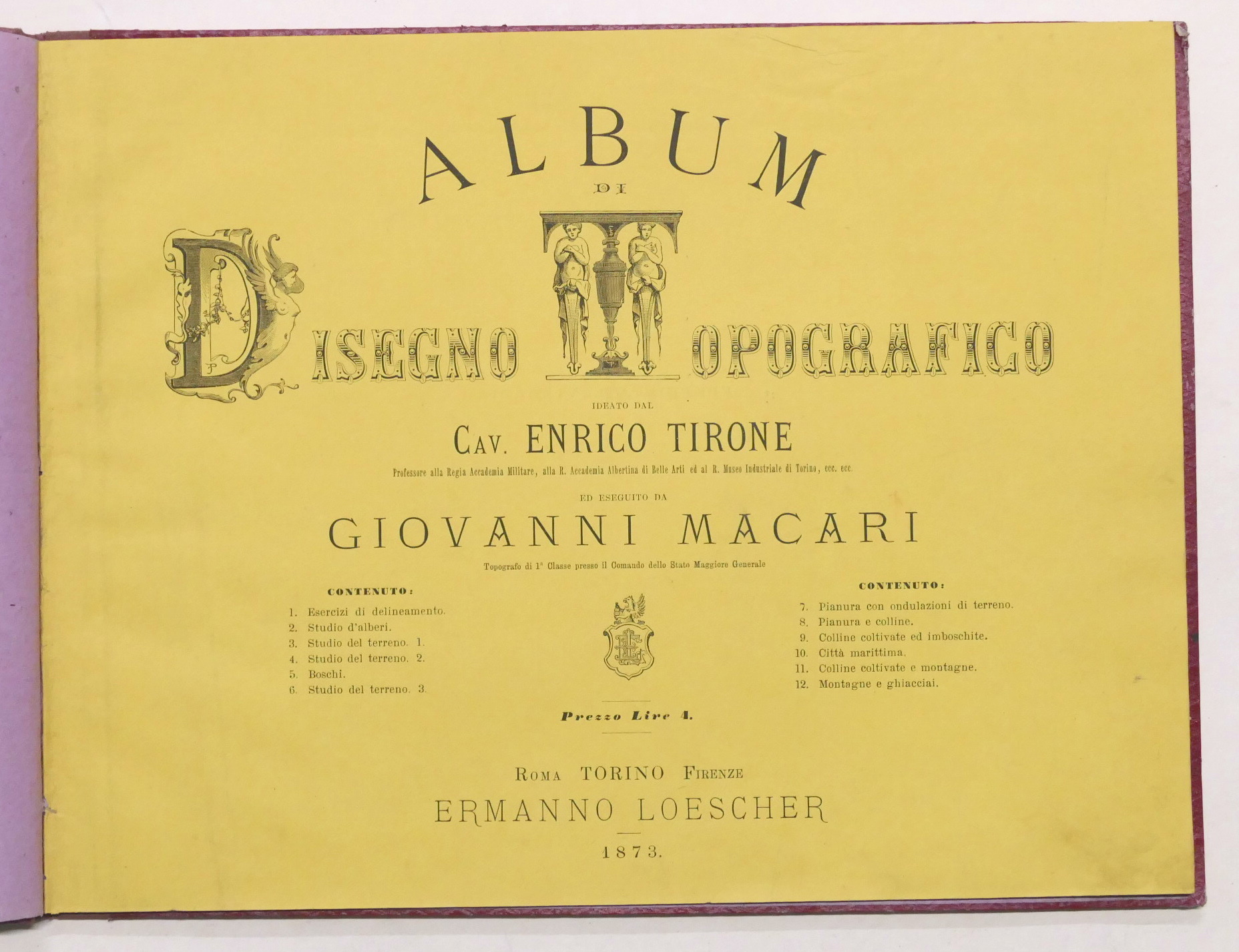 E. Tirone / G. Macari - Album di disegno topografico …