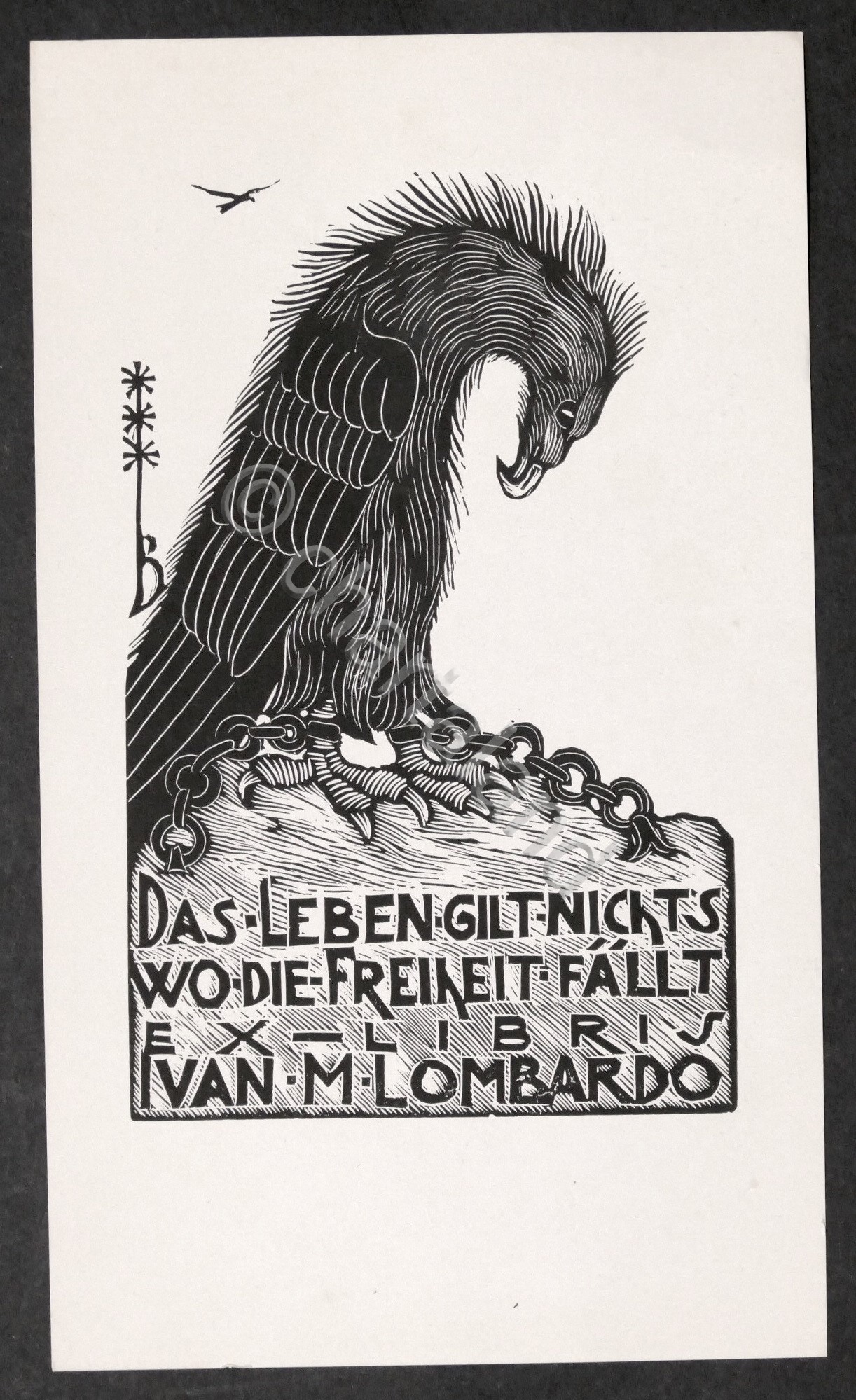 Ex Libris di Bruno da Osimo - Ivan Lombardo