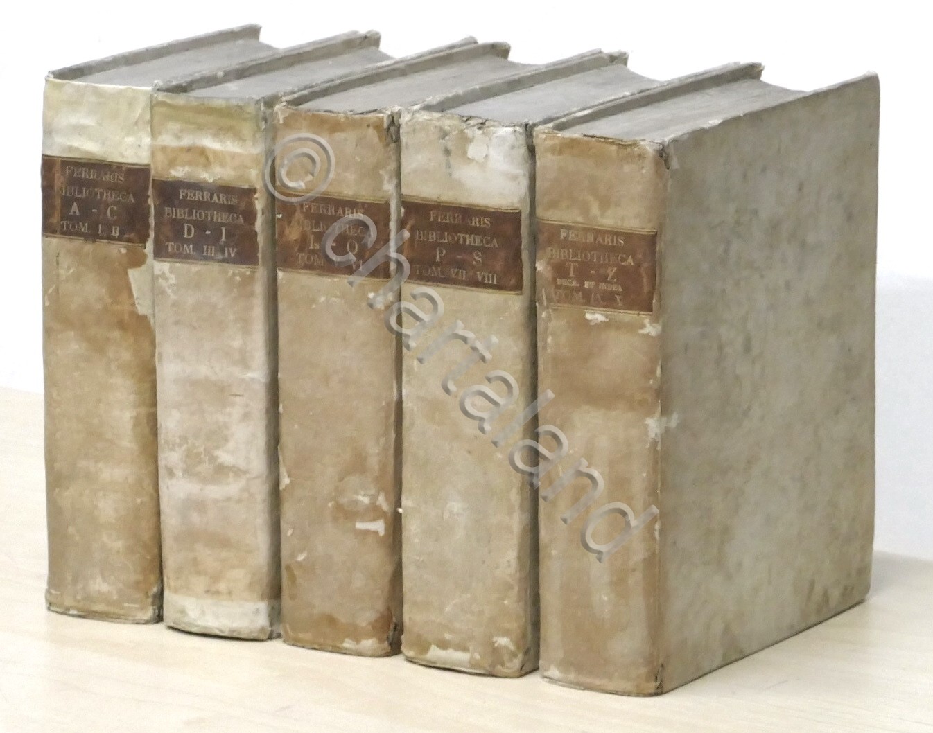 F. Lucii Ferraris Prompta bibliotheca canonica juridica moralis theologica 1782