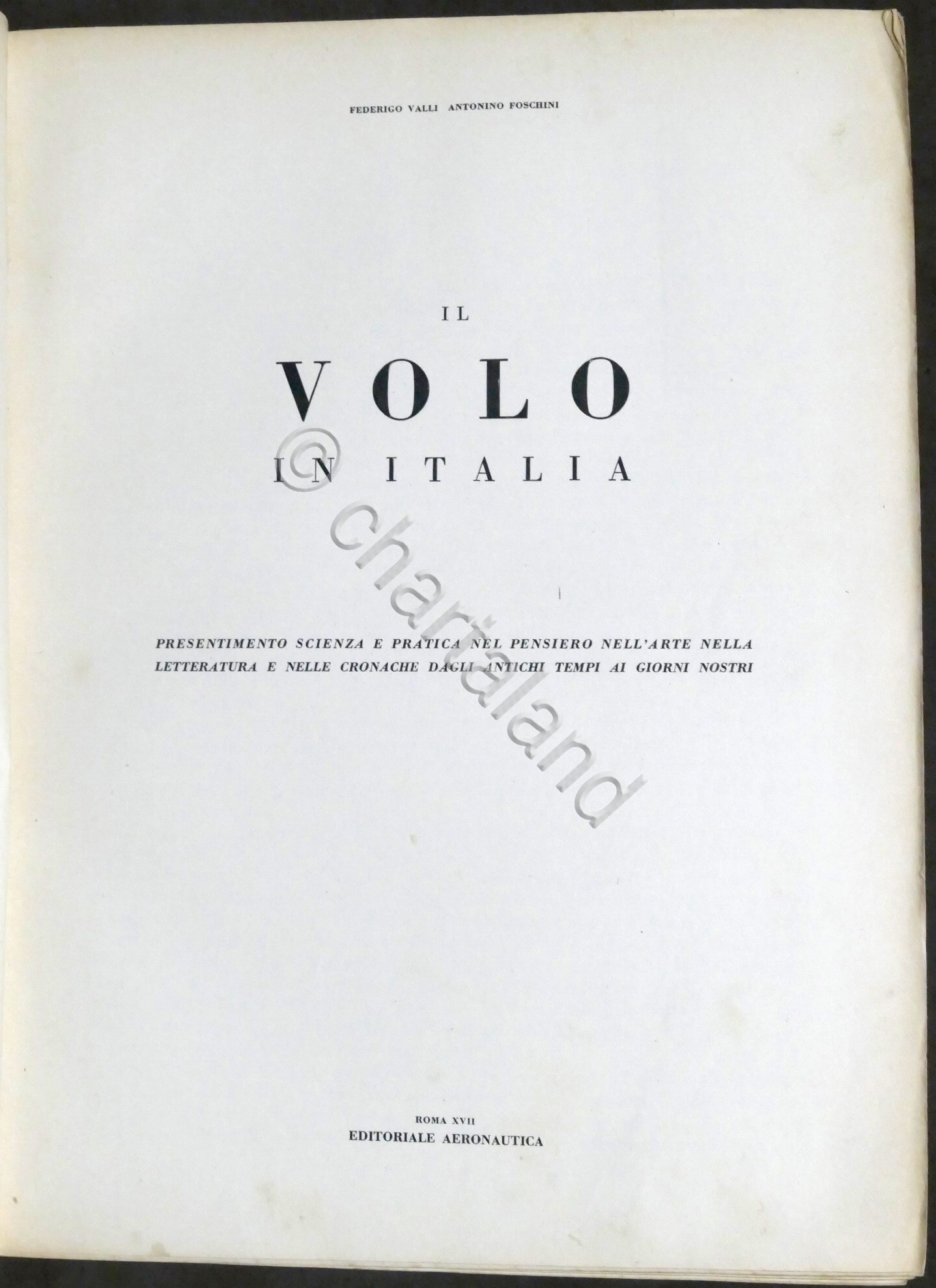 F. Valli, A. Foschini - Il volo in Italia - …