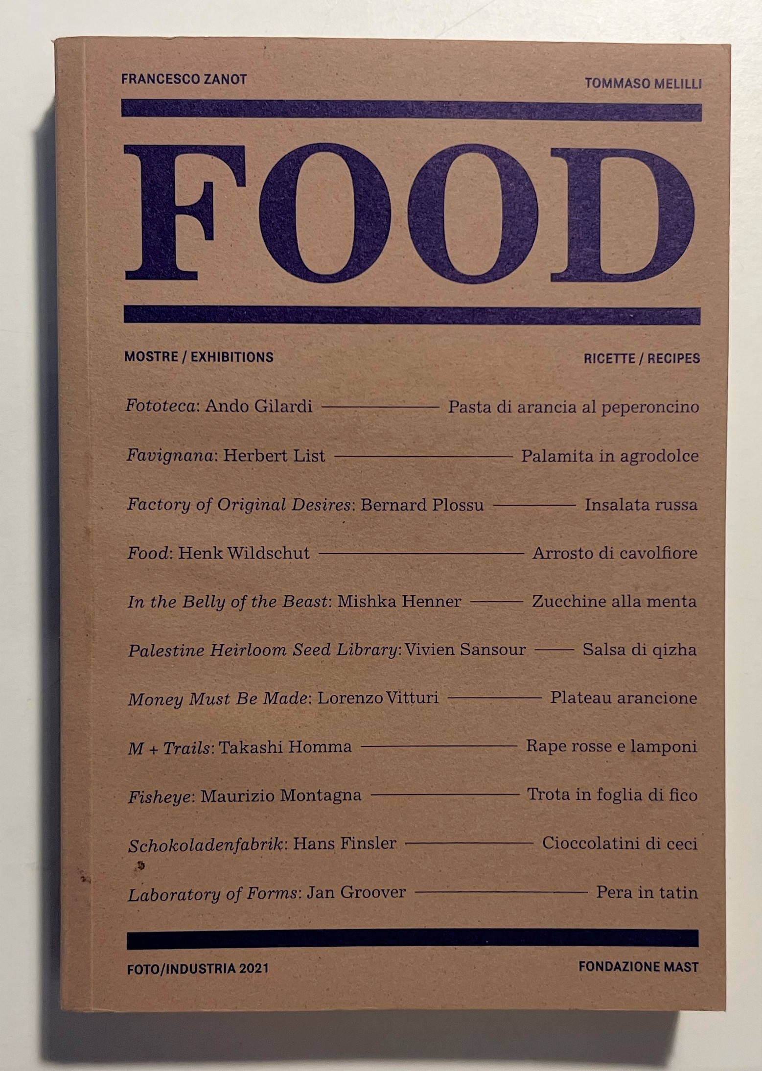 F. Zanot e T. Melilli - Food: Mostre/Exhibitions, Ricette/Recipes - …