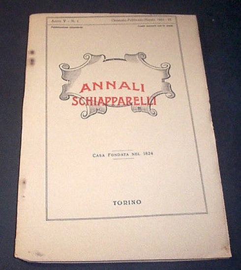 Farmacia Farmaceutica - Annali Schiapparelli - Anno V n° 1 …