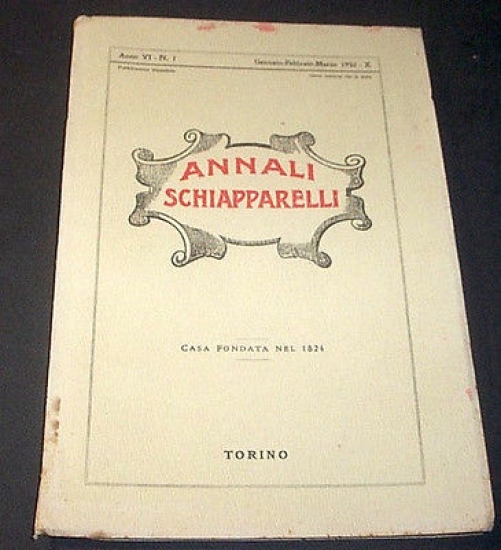 Farmacia Farmaceutica - Annali Schiapparelli - Anno VI n° 1 …