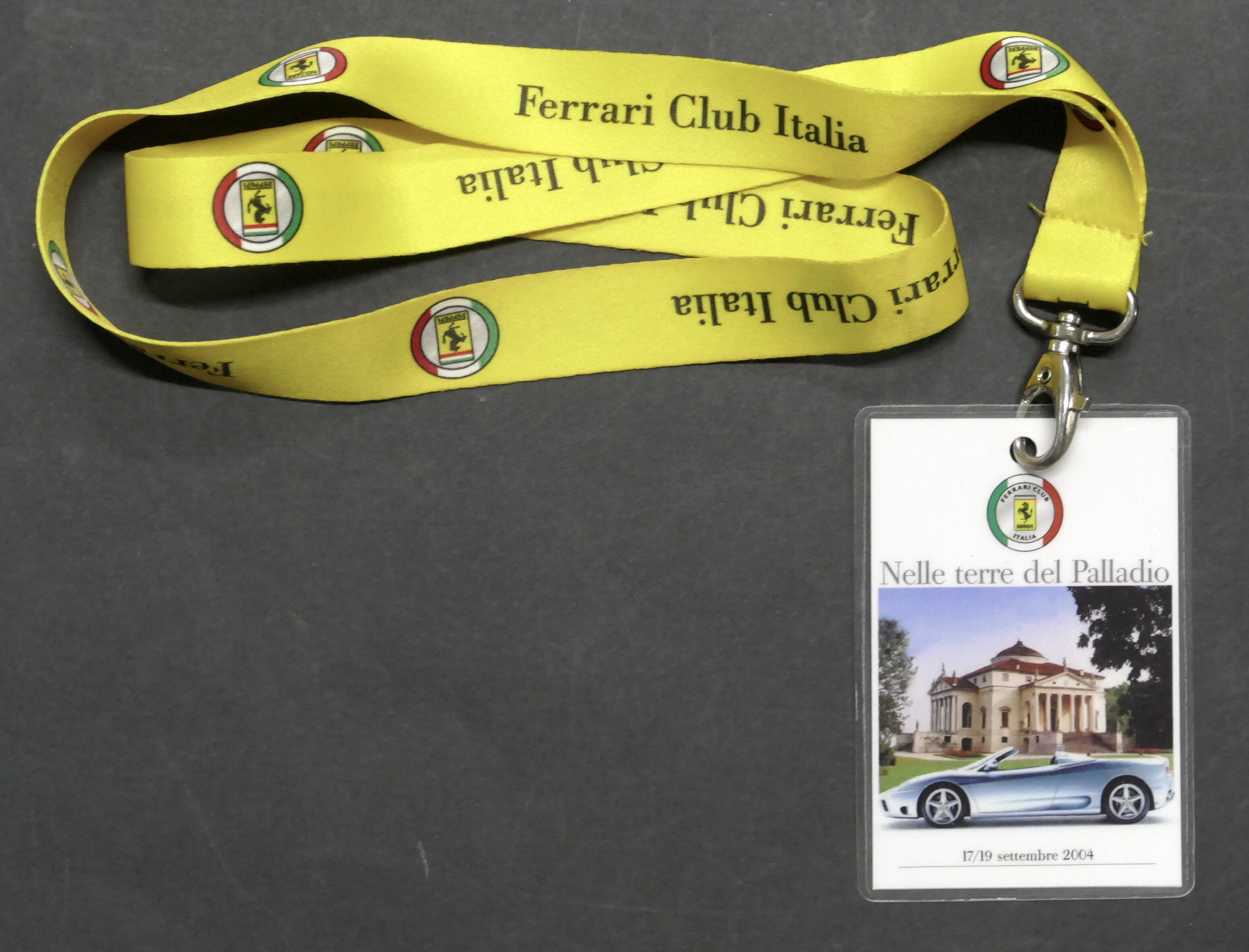 Ferrari Club Italia - Badge Partecipante - Nelle terre del …