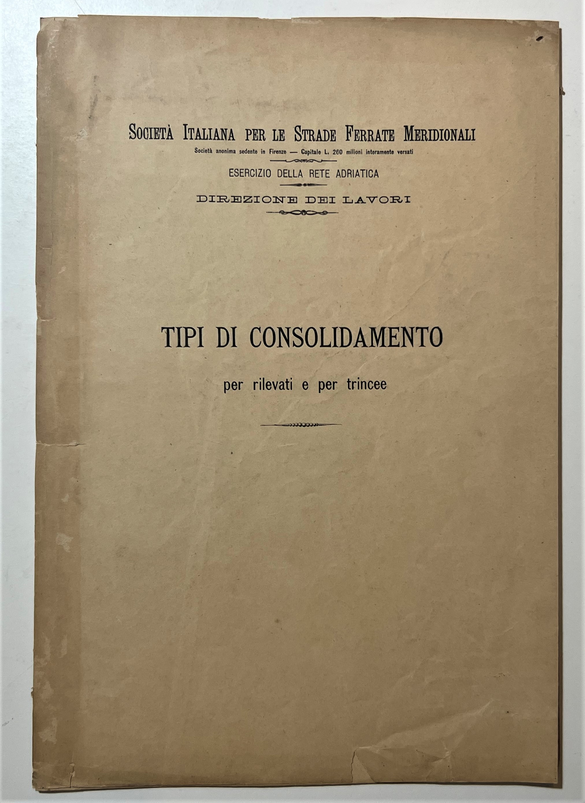 Ferrovie - Tipi di Consolidamento per rilevati e per trincee …