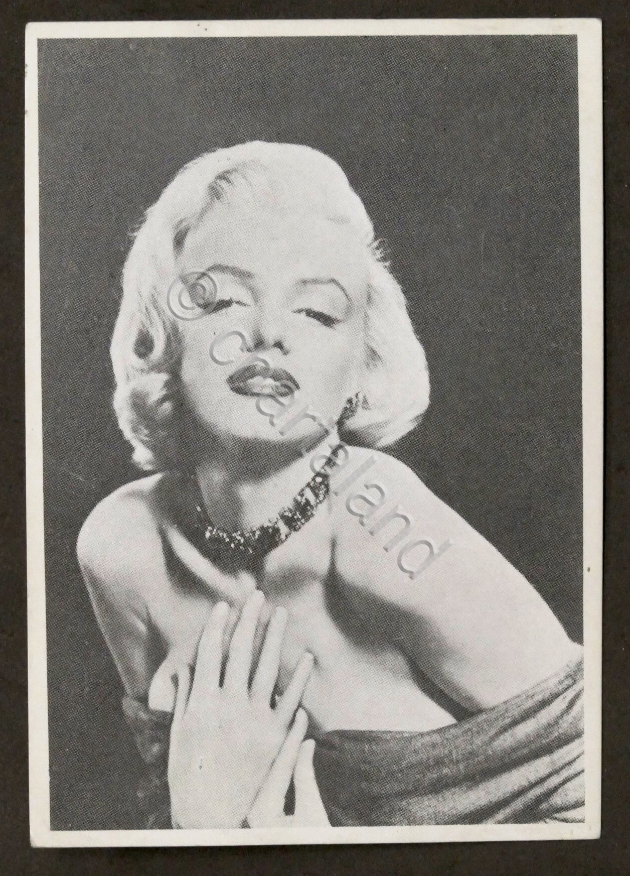 Figurina adesiva sticker card Jac - Attrice Marilyn Monroe #1
