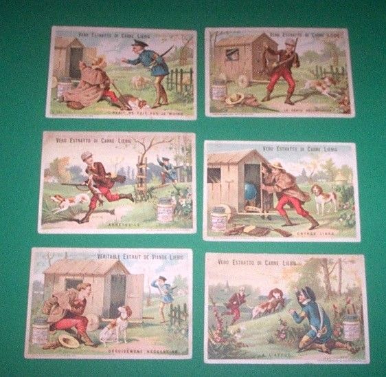 Figurine LIEBIG - Cacciatore furtivo - Rif. N° 113 ITA …