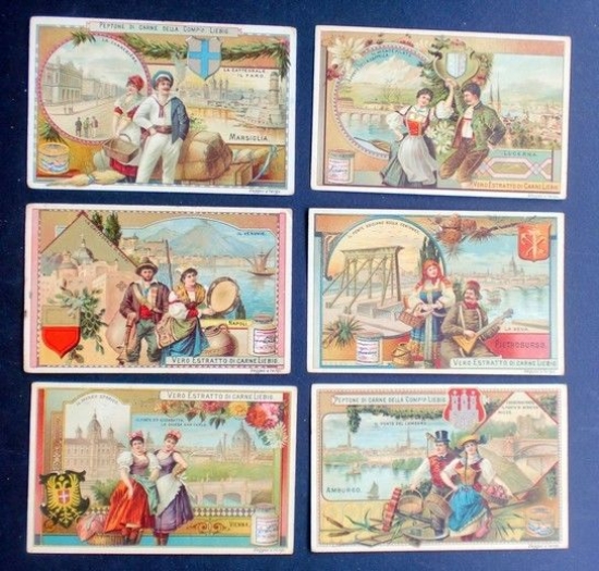 Figurine LIEBIG - Città Anseatiche e Città d' Acqua - …