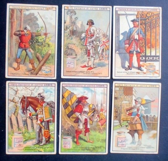 Figurine LIEBIG - Costumi militari di differenti epoche - Rif. …