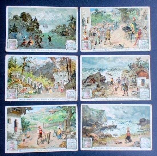 Figurine LIEBIG - Guglielmo Tell 1° - Rif. N° 634