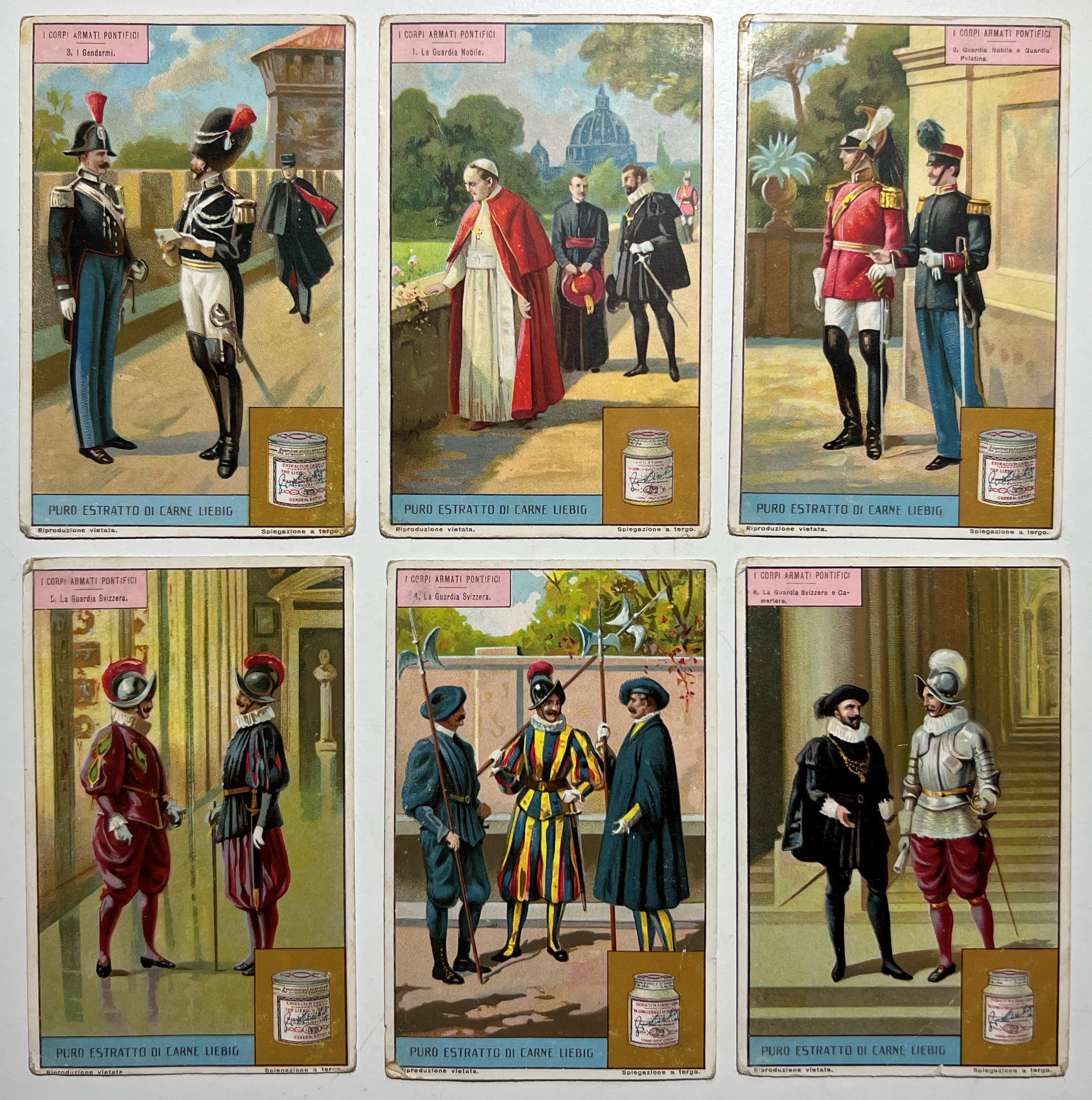 Figurine LIEBIG - I Corpi Armati Pontifici - Rif. N° …