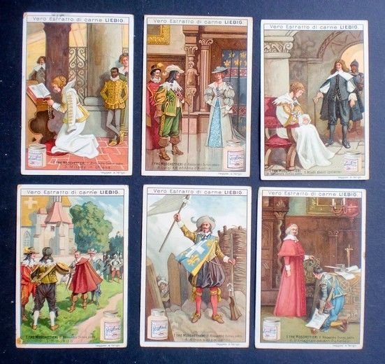 Figurine LIEBIG - I tre Moschettieri - Rif. N° 673