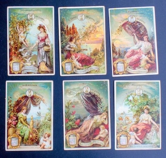 Figurine LIEBIG - Il corso del giorno - Rif. N° …