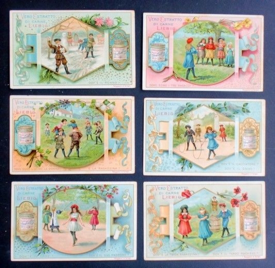 Figurine LIEBIG - Indovinelli 20° - Rif. N° 525