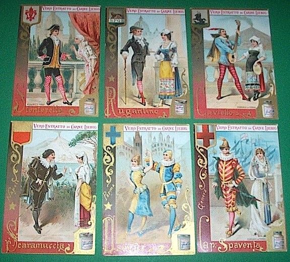 Figurine LIEBIG - Maschere italiane 4° - Rif. N° 311