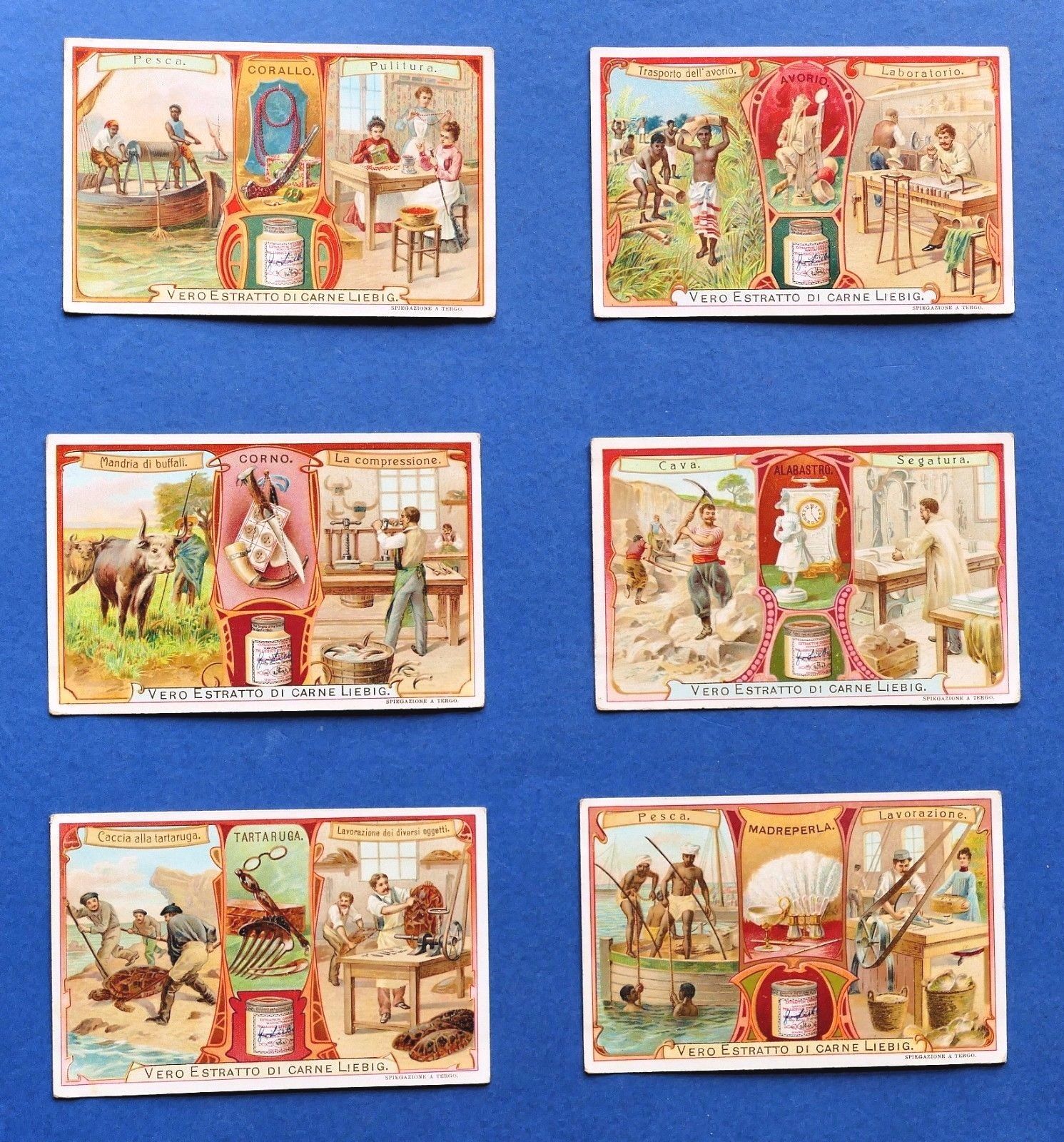 Figurine LIEBIG - Materiali della natura - Rif. N° 855