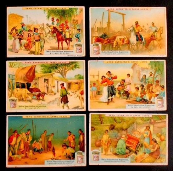 Figurine LIEBIG - Nella Repubblica Argentina - Rif. N° 973