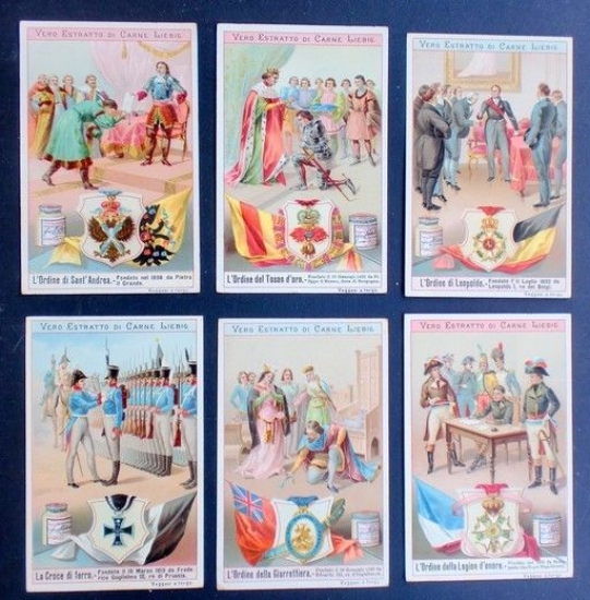 Figurine LIEBIG - Ordini Cavallereschi 1° - Rif. N° 529