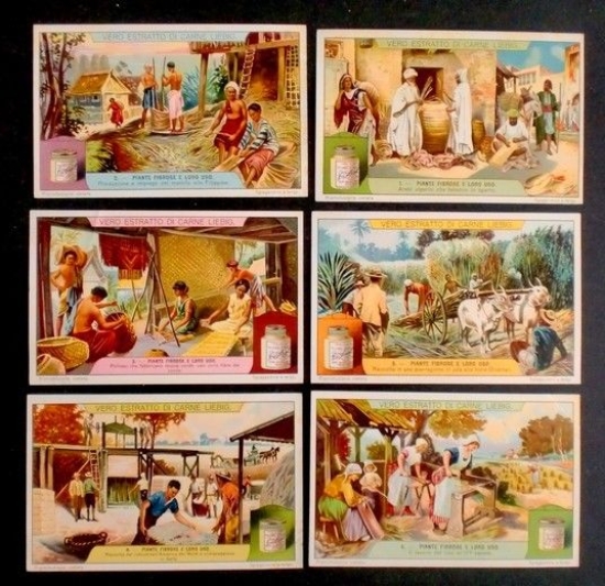 Figurine LIEBIG - Piante fibrose e loro uso - Rif. …