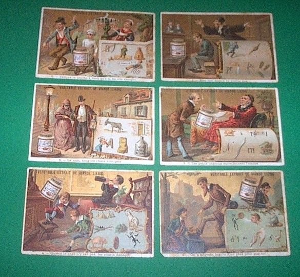 Figurine LIEBIG - Rebus I° - Rif. N° 156 FRA