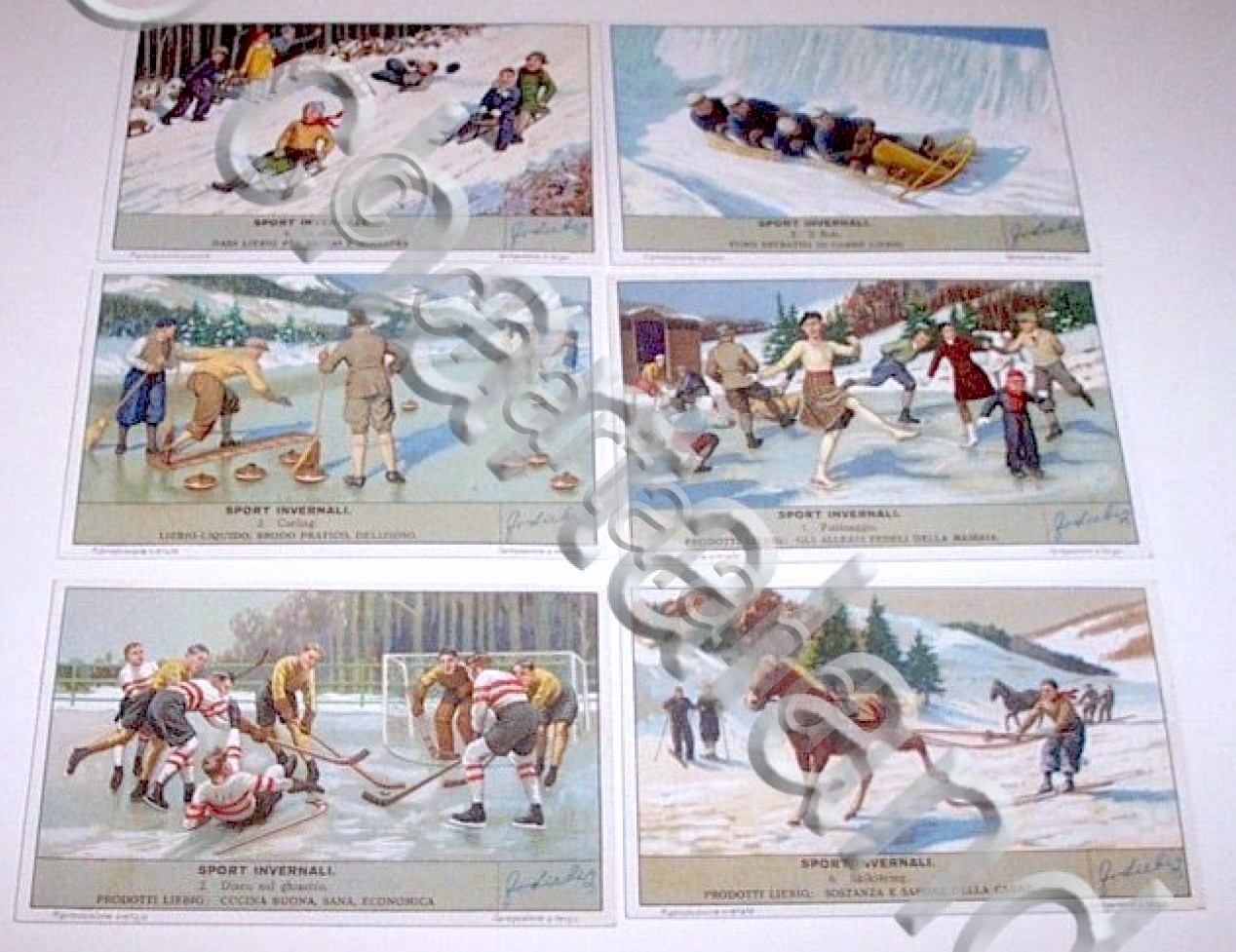 Figurine LIEBIG - Sport Invernali - Rif. N° 1423 Svizzera …