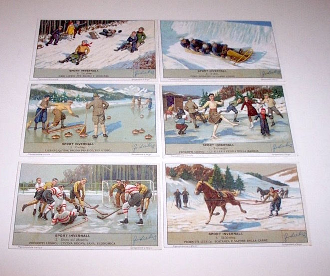 Figurine LIEBIG - Sport Invernali - Rif. N° 1423 Svizzera