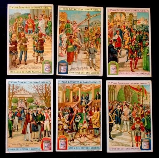 Figurine LIEBIG - Storia del costume maschile - Rif. N° …